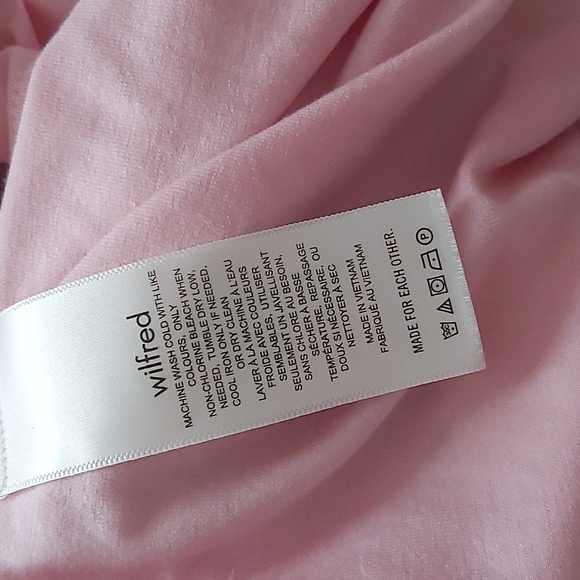 Aritzia Wilfred “Saturn” pastel powder pink mini dress - XL - Picture 6 of 7
